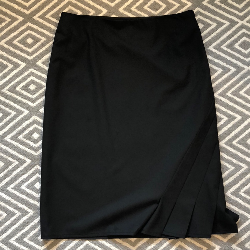 The Limited Black Midi Skirt
